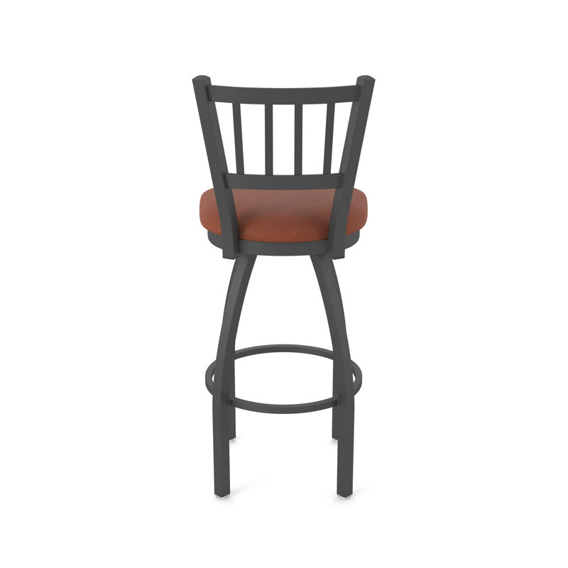 Tabouret pivotant 810 Contessa, Vinyle - Adobe Rein, Étain, Très grand (siège d'une hauteur de 36 po)