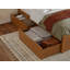 Lit plateforme en bois massif Kindig Cottage avec pied de lit et tiroirs de rangement assortis-96144295-96144280