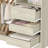 36" Closet System With 3 Drawers And 2 Rods,Shoes Storage-477337378