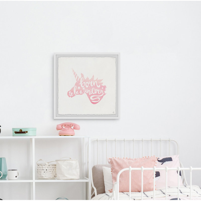 «Lovitt« Born to Be a Unicorn II », reproduction encadrée, H 12 po x l 12 po x P 1,5 po