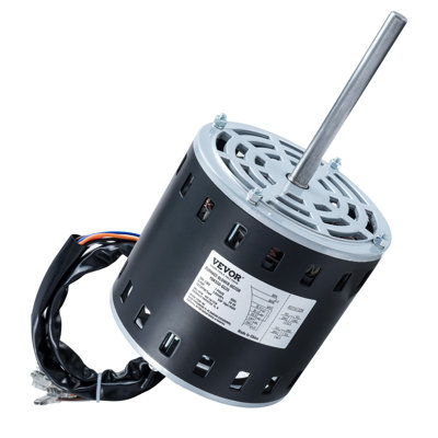 Moteur de souffleur de fournaise 3 / 4HP, 208 / 230V 3,85 ampères, 1075 tr / min 5 vitesses, rotation CC / CCW, 48 tiges de 4,8 po de longueur, 10Μf / 450V condensateur + cerceau de 11 po
