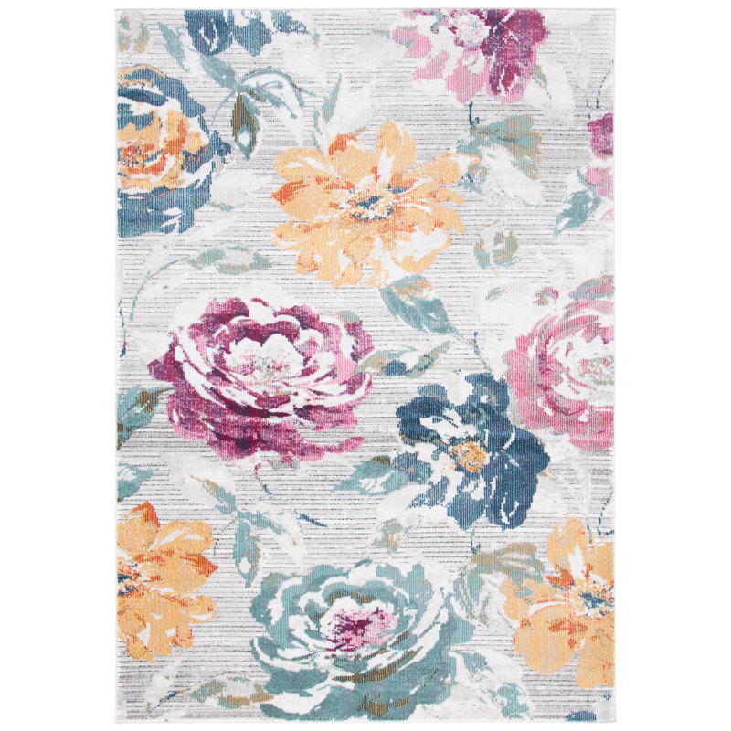 Tapis floral Gallois 900 Performance, Rectangle 4 pi 5 po x 6 pi 5 po