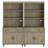 Scarlett Sideboard Cabinet With Bar Hutch, Buffet Cabinet With 2 Drawers And 5 Tier Shelves, 68''-375504861