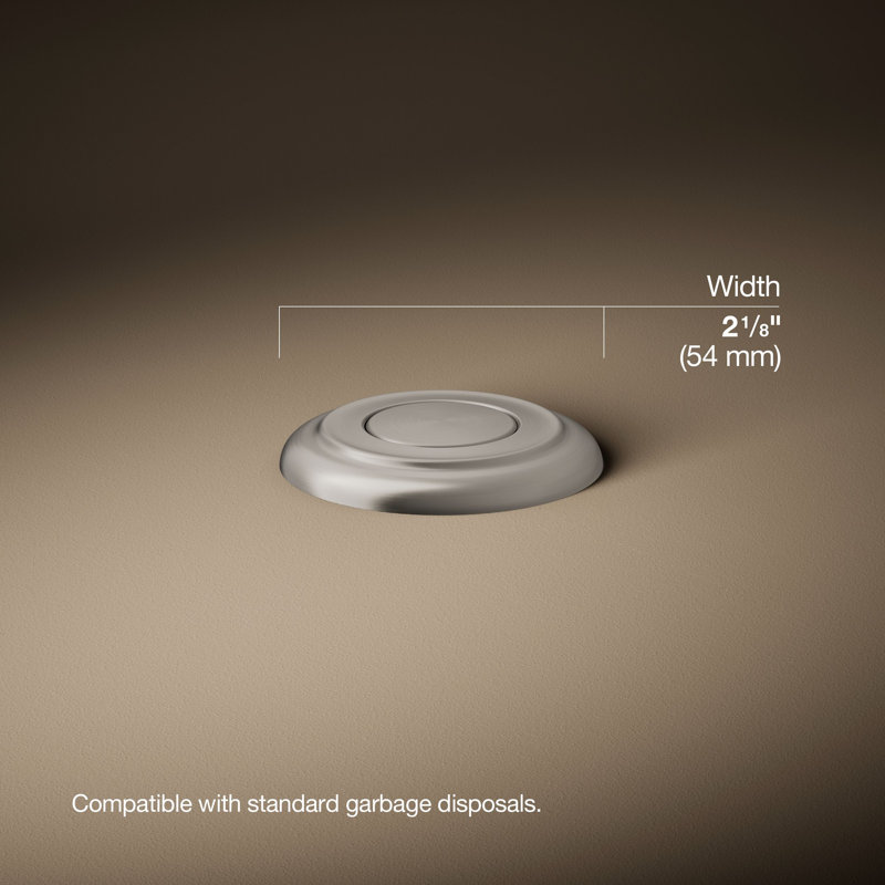Garbage Disposal Air Switch Kit, Gray