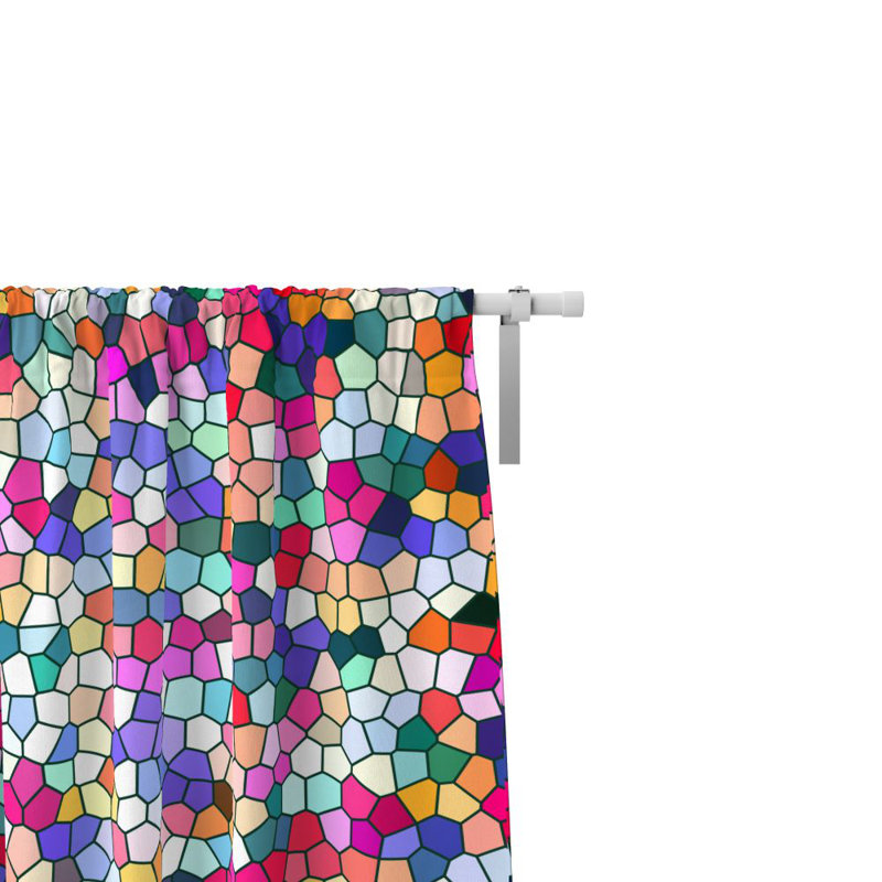 Paire de rideaux semi-transparents Dayshia, L 20 po x L 82 po