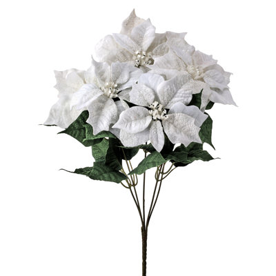 Buisson de poinsettias 18 po x 18 po