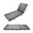 Lounge Chaise Set, Acacia Solid Wood With  LOUNGE CUSHION (Dark Grey+TRIPLE FOLDS) - Matching Cream Version Available-11949630