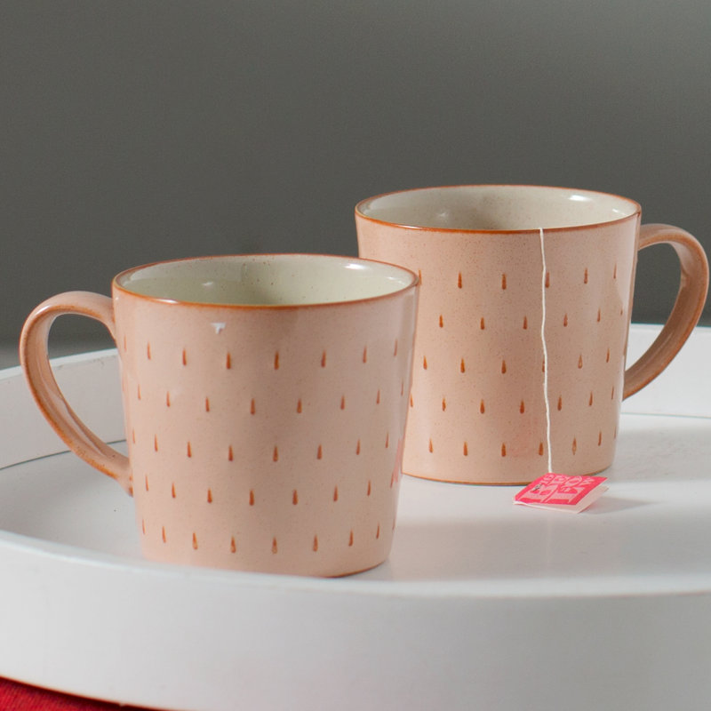 Hand-crafted Mugs Denby Azure Cascade Mug, Piazza