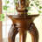 Solid Wood Table Carved Details Rounded Corners