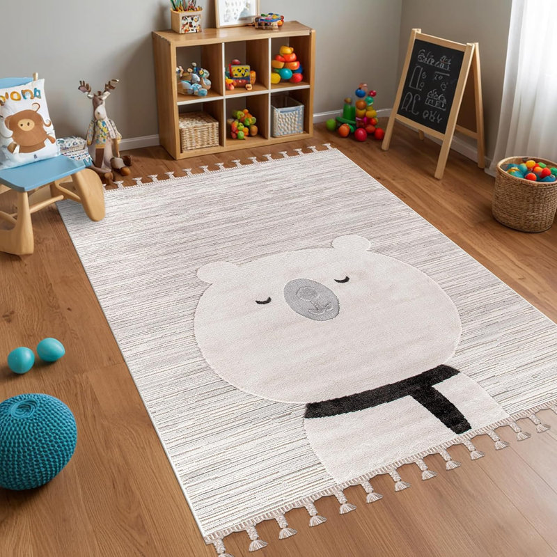 Soft Playful Area Rugs for Kids Playroom Children Bedroom Carpet Cute Cartoon Design Kids Rug KD003, Rectangle 200 x 290 cm