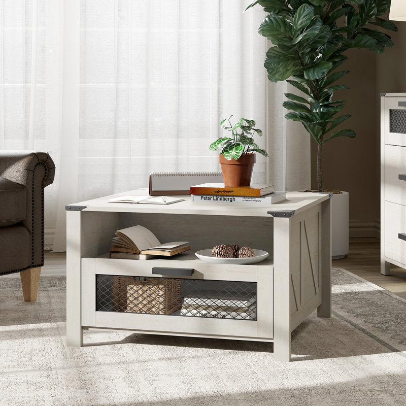 Table basse à quatre pieds avec rangement Vita
