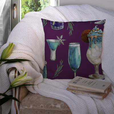 Coussin intérieur/extérieur boissons et cocktails