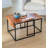 Cili Solid Wood Top Nesting Tables
