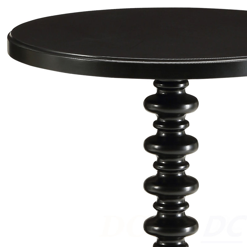 Acton Black Finish Accent Table, Table