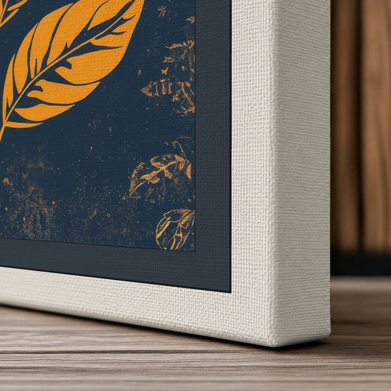 Gilded Botanica Botanical - Wrapped Canvas, 30x20 - 76.2 x 50.8 cm, Cream Border