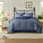 Piece Bedding Sets Queen Microfiber Seersucker Modern Home Comfort