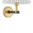 Light Steel & Linen Dimmable Arm Sconce-1798159330