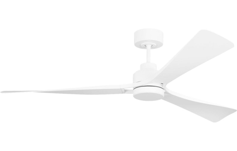 Trillium Smart 60 LED Ceiling Fan, Matte White, Matte White