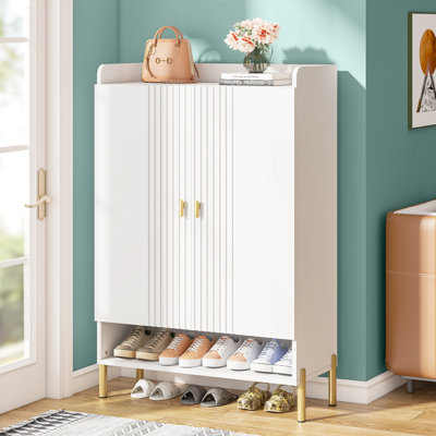 18 Pair Shoe Storage Cabinet