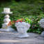 Jardinière en ciment de style grec - Décoration de jardin intérieur et extérieur, P 7 po x 11 po
