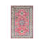 Tapis oriental rectangulaire en laine rose noué à la main 6 pi 0 po x 8 pi 9 po - MOA10282390