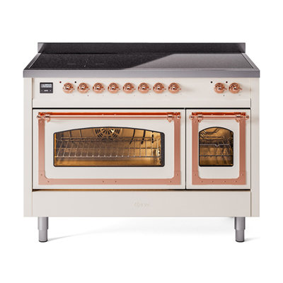 ILVE Nostalgie II Noblesse 48 in Induction Range, 6 Induction Elements (Glass Door)