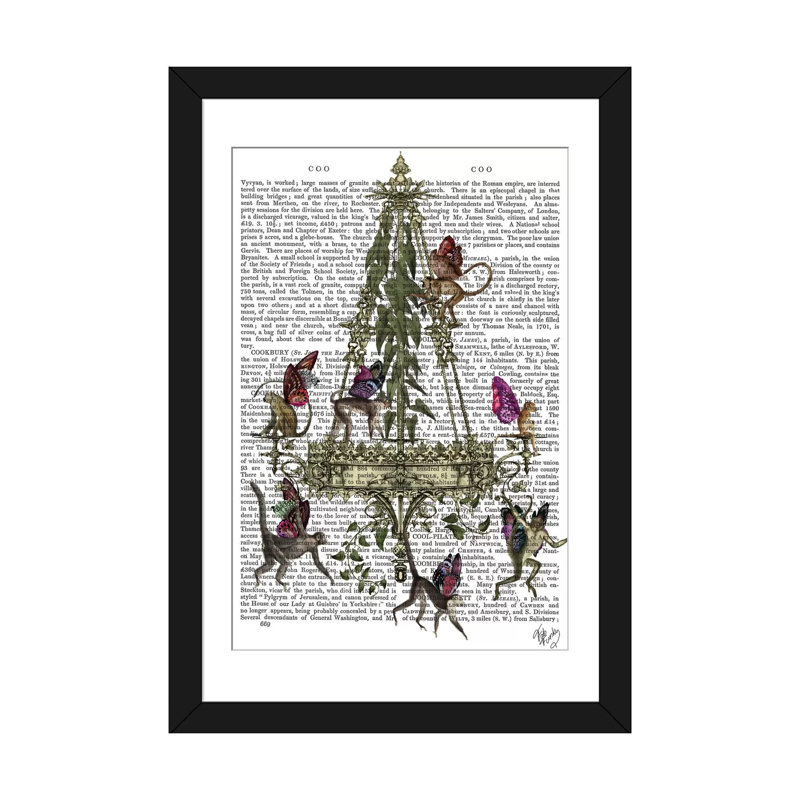 « singe lustre i », impression sur toile, H 24 po x l 16 po x P 1 po, Papier avec cadre noir, Blanc