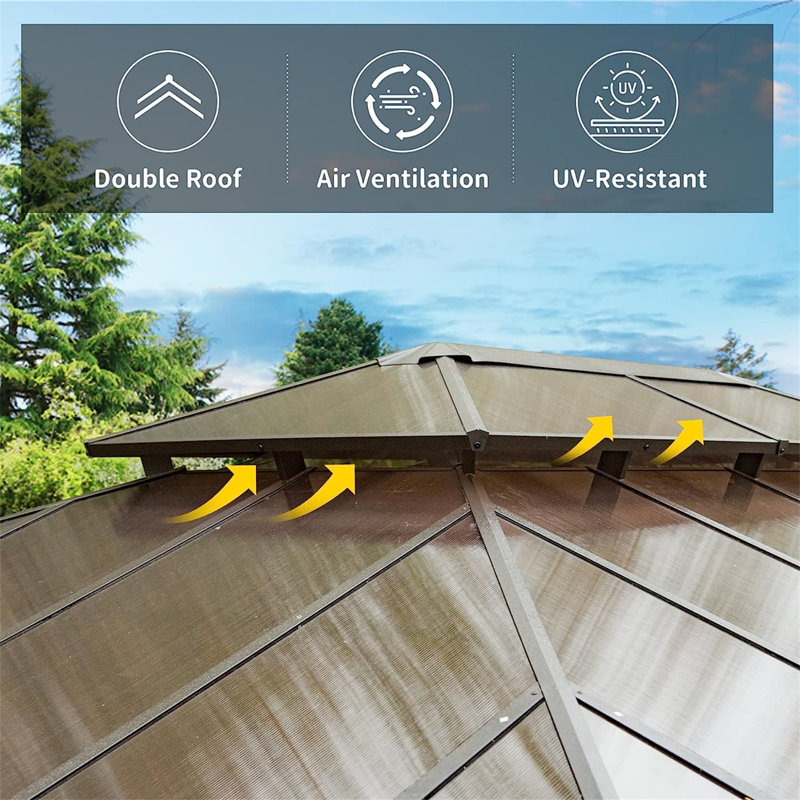 Outdoor Metal Patio Gazebo