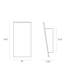 Ang Plane Narrow 1-Light LED Flush Mount