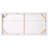 Symmetrical Harmony Heavily Textured Hand Painted White Framed Canvas Wall Art