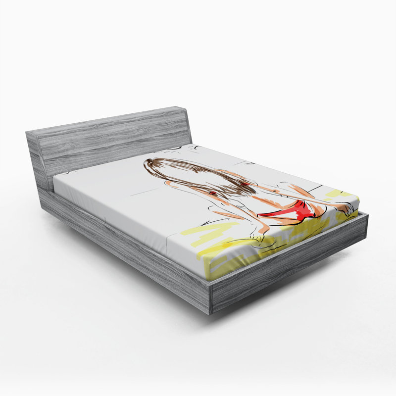 Microfiber Fitted Sheet, Full/Double Fitted Sheet