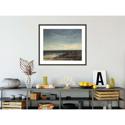 «The Sea» par Gustave Courbet, impression giclée sur cadre