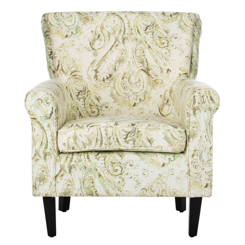 Fauteuil de 30 po de largeur, 100 % polyester vert