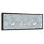 Impression sur toile encadrée extra large bleu blanc-2093799203-2093799205