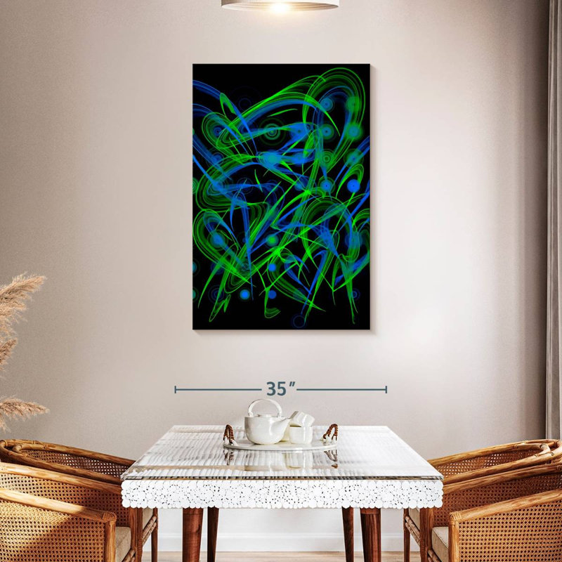 Avery Neon Peacocks, 45" H x 30" W