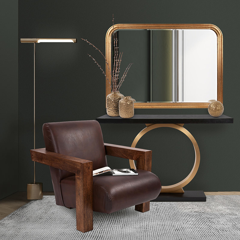 Elphaba Solid Wood Arch Mirror