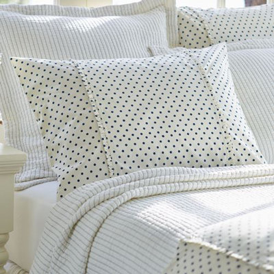 Polka Dot 100% Cotton Sham