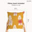 Coussin décoratif géométrique intérieur / extérieur en polyester