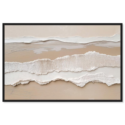 Toile texturée «Sea II» par Art Remedy