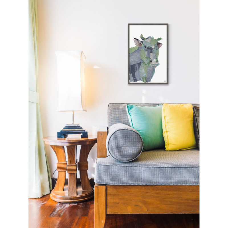 La Vaca by Eyre Tarney - Single Picture Frame Painting, 46cm H x 30cm W x 4cm D