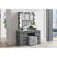 Ensemble coiffeuse et tabouret Lorena