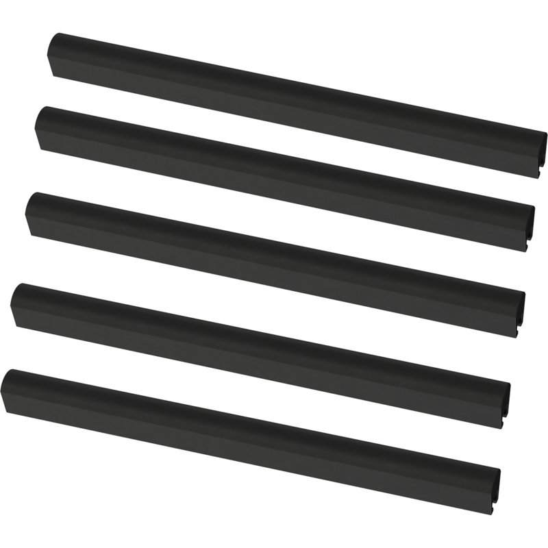 Franklin Brass Modern Arch Adjusta-Pull Adjustable 1 to 4 in. (25-102 mm) Cabinet Drawer Pull, Matte Black, 4"