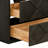 36" Transitional Floating Single Sink Solid Wood Dark Brown Oak Bath Vanity with Engineered Marble Top-1290078796