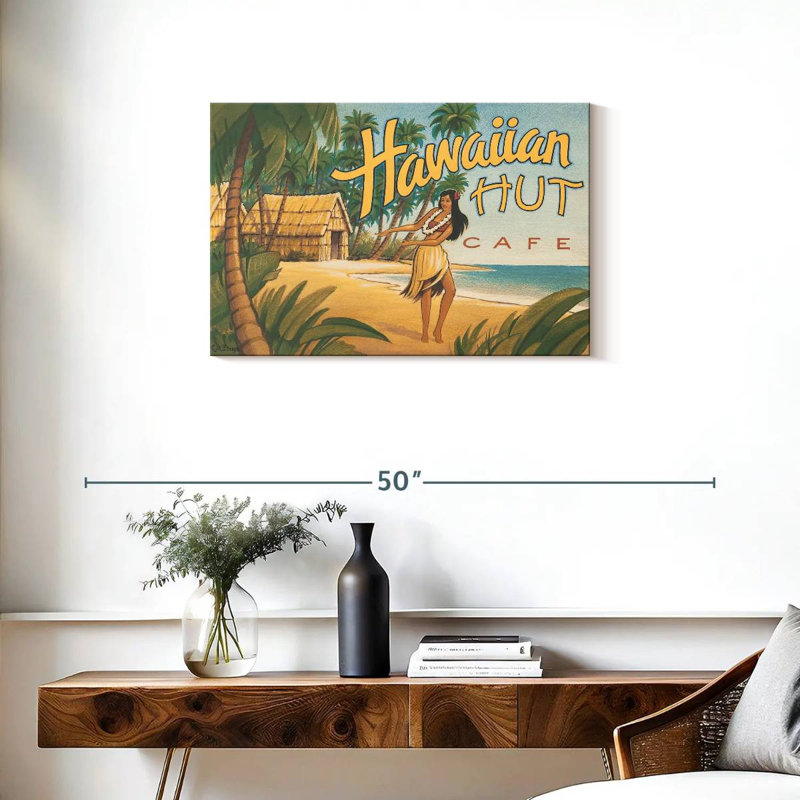 Gillard Hawaiian Hut Cafe, H 20 po x l 30 po