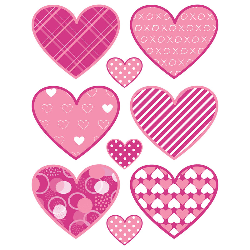 La Saint-Valentin s'accroche - étui de 12 po x 17 po - paquet de 12