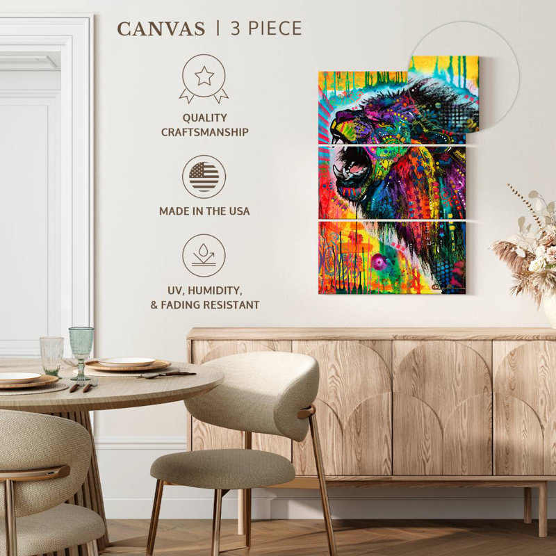 Brampt South African Lion, 38" H x 24" W