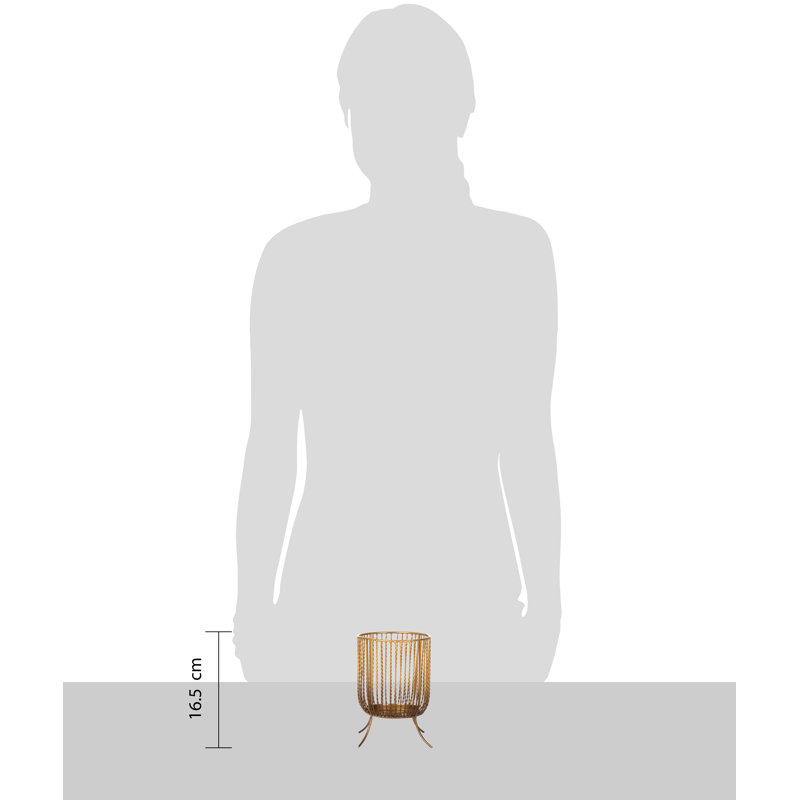 6.3'' H Iron Tabletop Votive Holder