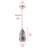 Guthfast 1 - Light Nickel Jar Pendant-553577625