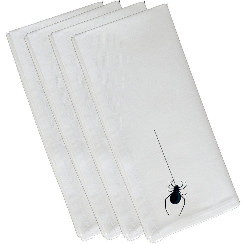 Eeek! Serviette 22 po, L 18 po x L 18 po, Noir