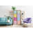 Sorbus Fabric Storage Cubes - 8 Foldable Storage Bins, 13 Inch - Pastel Multi-Colour